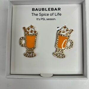 BaubleBar The Spice of Life Pumpkin Spice Latte Earrings